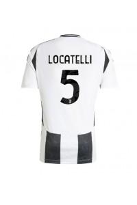 Juventus Manuel Locatelli #5 Fotballdrakt Hjemme Klær 2024-25 Korte ermer